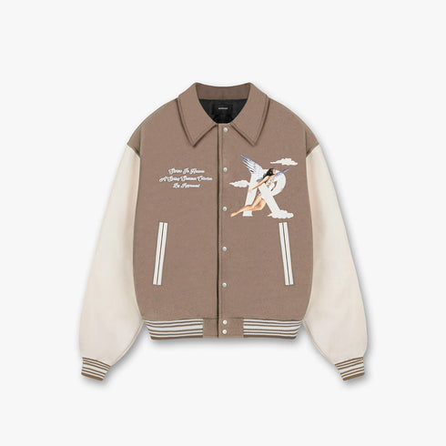 REPRESENT Storms In Heaven Varsity Jkt Mens Apparel